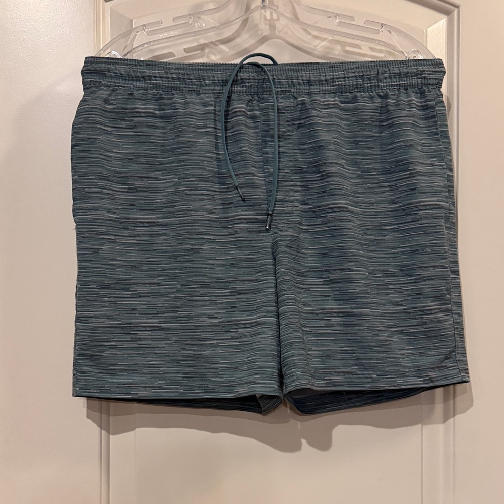 Chubbies Teal and Black Athletic Shorts